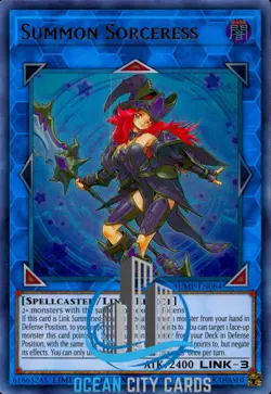 Yugioh Summon Sorceress Ultra Rare Limited Edition JUMP-EN084 - Image 5