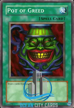YUGIOH POT OF GREED COMMON MIXED SETS MP - Image 1