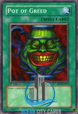 YUGIOH POT OF GREED COMMON MIXED SETS MP - Image 5