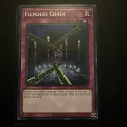 Yugioh Fiendish Chain ABPF-EN064 1st Edition Super Rare - Image 1