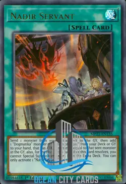 Yugioh Nadir Servant RA01-EN062/ MP21-EN135 ULTRA Rare 1st Edition - Image 1