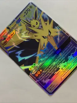 Custom Zapdos & Jolteon GX Tag Team Holo Foil Anime Pokemon Fan Art Card Promo - Image 4