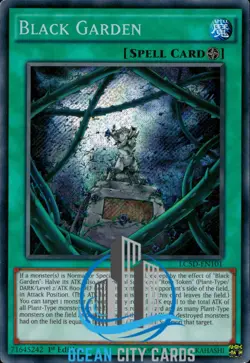 Yugioh Black Garden LC5D-EN101 Secret Rare 1st Edition - Image 1
