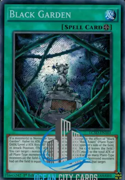 Yugioh Black Garden LC5D-EN101 Secret Rare 1st Edition - Image 3