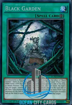 Yugioh Black Garden LC5D-EN101 Secret Rare 1st Edition - Image 5
