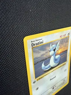 Pokemon Dratini 26/102 1st Edition Shadowless Base Set Card Unplayed Near Mint - Image 2