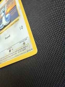 Pokemon Dratini 26/102 1st Edition Shadowless Base Set Card Unplayed Near Mint - Image 4