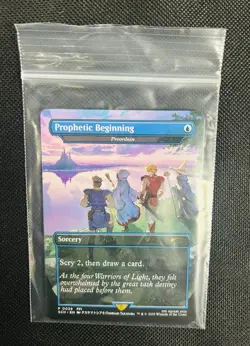 Magic: The Gathering Prophetic Beginning (Preordain) - Final Fantasy Promo Card - Image 1