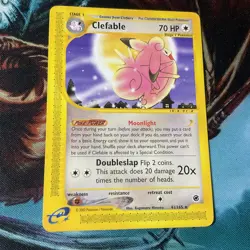 2002. Rare Non Holo Clefable Expedition English Pokemon Card 41/165 MINT - Image 4