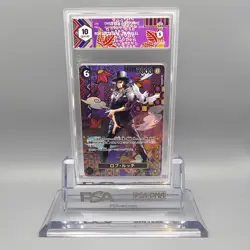 One Piece Graded card - Mosaico: ROB LUCCI (Parallel) SP OP03-092 SR - Graad 10 - Image 1