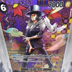 One Piece Graded card - Mosaico: ROB LUCCI (Parallel) SP OP03-092 SR - Graad 10 - Image 5