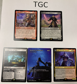 Magic The Gathering Final Fantasy 5 Card Rare Lot - Vaan Zenos Trance etc NM Lot - Image 1