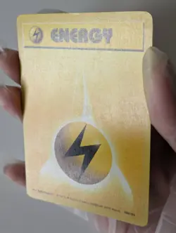 Pokemon Card WOTC Lightning Energy 100/102 Base Non-holo Unlimited 1999 - LP - Image 2
