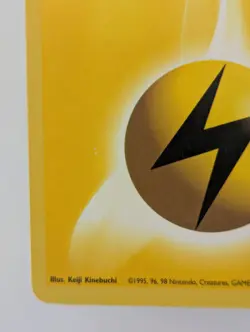 Pokemon Card WOTC Lightning Energy 100/102 Base Non-holo Unlimited 1999 - LP - Image 3