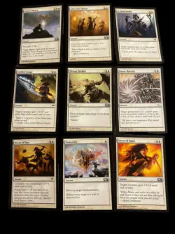 Mtg Magic The Gathering Game Card Lot #8 White Cards Used 2003-2012 - Image 3
