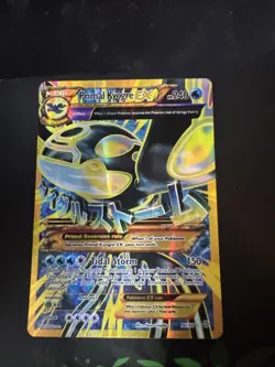 Primal Kyogre EX Shiny Full Art Holo Ultra Rare Card 96/98 XY-Ancient Origins - Image 1