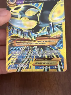 Primal Kyogre EX Shiny Full Art Holo Ultra Rare Card 96/98 XY-Ancient Origins - Image 4