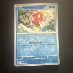 Magikarp 129/165 Reverse Holo Scarlet & Violet 151 Common Pokemon Card NM-Mint - Image 1