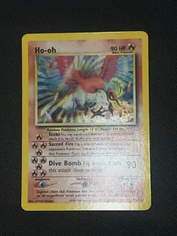 Pokemon Neo Revelation Ho-oh - 7/64 Unlimited Holo Rare Card WOTC - Image 3