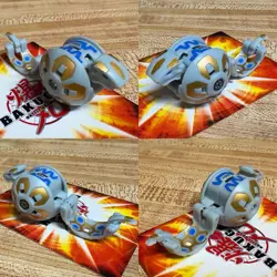 BAKUGAN Serpenoid B2 500g Gray Haos BATTLE BRAWLERS Rare NO CARD - Image 1