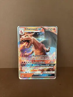 Pokemon Charizard GX Holo Black Star Promo Card SM195 Detective Pikachu - Image 1