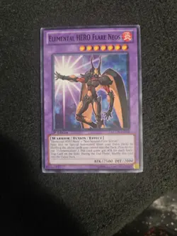 Elemental Hero Flare Neos - LCGX-EN058 - Common 1st Edition Yugioh Card - Image 1