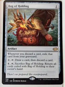 Bag of Holding - Jumpstart 2022 - Magic the Gathering MTG Nice! - Image 1