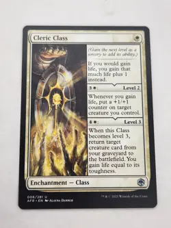 MTG Adventure Forgotten Realms (AFR 006) Cleric Class - NM - Uncommon - Image 1
