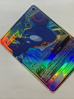 Custom Kyogre & Vaporeon GX Tag Team Holo Foil Anime Pokemon Fan Art Card Promo - Image 4
