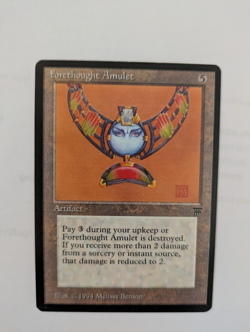 Forethought Amulet Legends MTG LP Free shipping with traxcking - Image 1