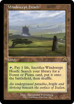 MTG English Windswept Heath (Retro Frame) NM Normal Modern Horizons 3 - Image 1