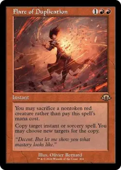 MTG English Flare of Duplication (Retro Frame) NM Normal Modern Horizons 3 - Image 1
