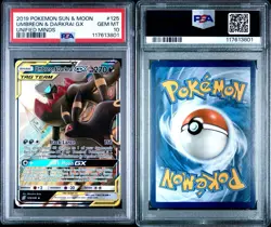 Pokemon PSA 10 Umbreon & Darkrai GX 125/236 Unified Minds Ultra Rare GEM MINT 💎 - Image 3