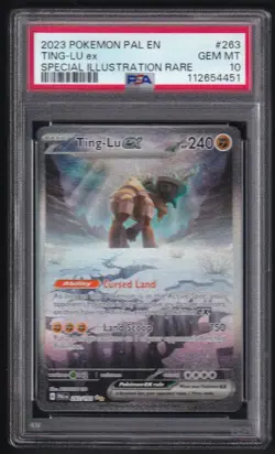 Pokemon - Paldea Evolved 2023 - Ting-Lu ex 263/193 - SIR - PSA 10 - Image 1