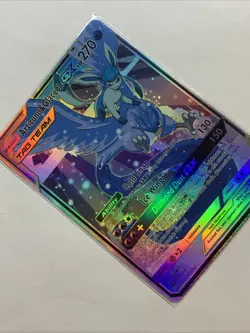 Custom Articuno & Glaceon GX Tag Team Holo Foil Anime Pokemon Fan Art Card Promo - Image 4