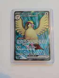 Pokemon Pidgeot ex 217/197 Obsidian Flames Scarlet & Violet Ultra Rare Full Art - Image 1