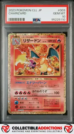 Pokemon Japanese Cll Classic Charizard & Ho-Oh Ex Deck #003 Charizard PSA 10 - Image 1