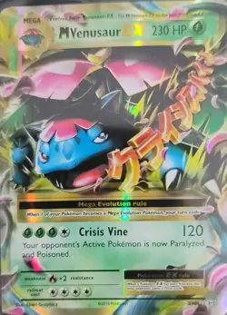 Pokemon M Venusaur EX 2/108 Evolutions Ultra Rare Holo HP - Image 1
