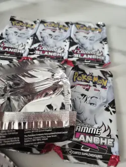 POKEMON Display Mini tin EV10.5 ARTSET Foudre Noire Blanche OUVERT INCOMPLET - Image 3