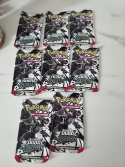 POKEMON Display Mini tin EV10.5 ARTSET Foudre Noire Blanche OUVERT INCOMPLET - Image 4