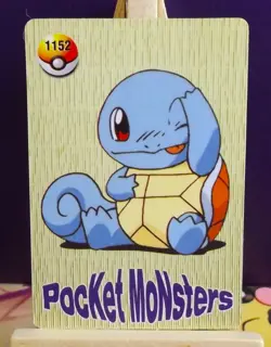POKEMON POCKET MONSTERS VENDING PRISM STICKER 1152 SQUIRTLE - Image 3