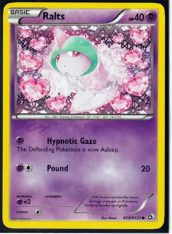 2013 RALTS RC8/RC25 Legendary Treasures Pokemon Radiant Collection NM/M - Image 1