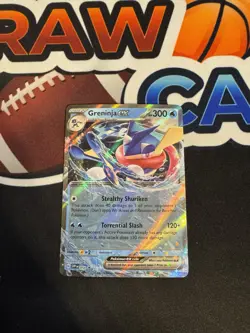 Greninja ex Pokemon Scarlet & Violet SVP 054 Holo Black Star Promo NM - Image 1