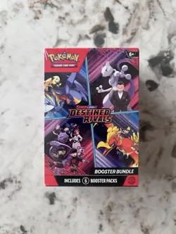Pokemon Destined Rivals Booster Bundle Box (6 Packs) - Factory Sealed New - Image 1