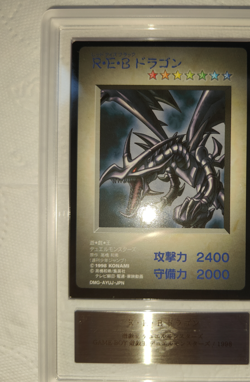 YUGIOH 1998 psa9 RED EYES BLACK DRAGON DM1 GAMEBOY PROMO ARS 9 - Image 3