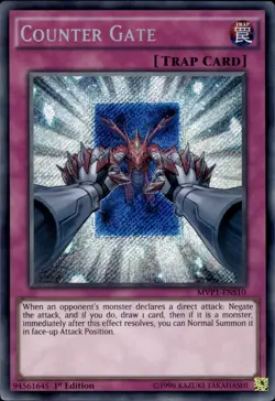 Counter Gate - Secret Rare 1st Edition MVP1-ENS10 - NM - YuGiOh - Image 1