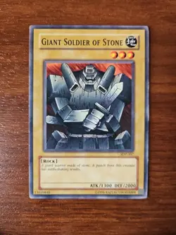 YuGiOh Starter Deck: Pegasus - SDP-007 GIANT SOLDIER OF STONE, Regular Common - Image 1