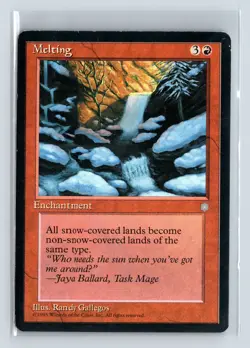 MELTING - MTG Magic the Gathering Card - Ice Age - Uncommon - Image 1