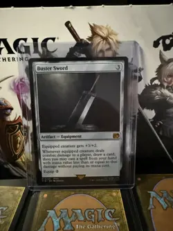 MTG Final Fantasy Buster Sword Non-Foil, Mythic Card NM Condition - Image 1