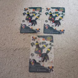 Umbreon Pokemon Center Halloween Promo Clear Card Set 2024 Pokemaze - Image 1